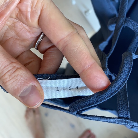 lush navy blue sundress - Picture 3 of 3